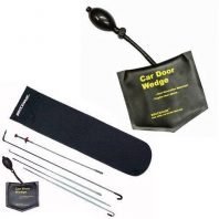 Bildörrs wedge med luftkudde för säker och skonsam bilöppning