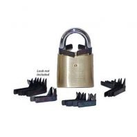 Metallshims för snabb öppning av standardhänglås