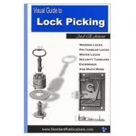 Visuell illustrerad guide med diagram och fotosekvenser för låsdyrkning