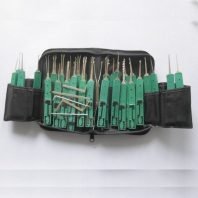 Omfattande dyrkset med 32 verktyg i professionell förvaringsväska